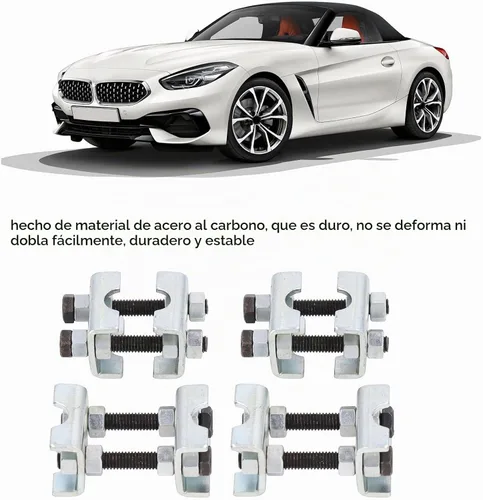 Vista 4 de Acouto Compresor de resorte helicoidal ajustable 4 unids Mini compresor de resorte de bobina 2 vías ajustable espaciador de resorte de acero al