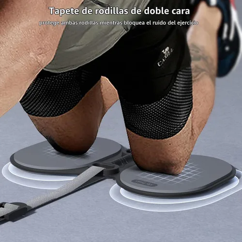 Vista 9 de Ally Peaks Rueda de rodillo abdominal con resistencia ajustable, abdominales de rebote automático y equipo de entrenamiento de núcleo