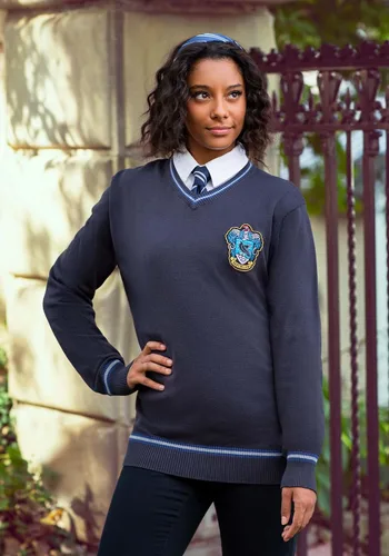 Vista 7 de Fun Costumes Suéter de Harry Potter Uniforme Ravenclaw para adultos