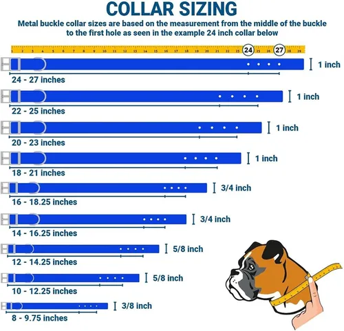 Vista 4 de GoTags Collar de perro con placa de identificación deslizante, collar de perro de nailon duradero y placa de identificación personalizada para perro