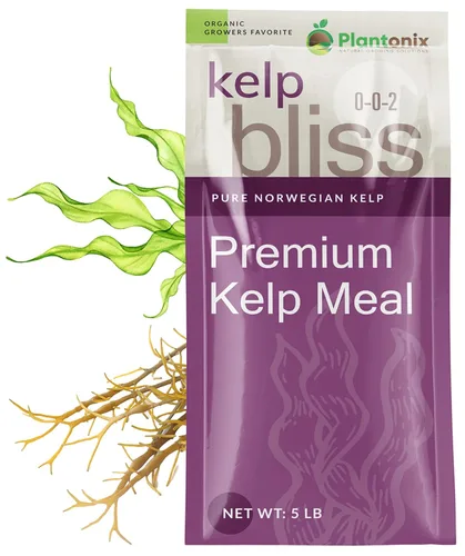 Vista 6 de Kelp Bliss (10 libras) - Fertilizante orgánico de harina de algas para plantas, suelo de jardín, flores, verduras y césped, fertilizante orgánico