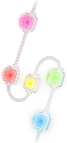 Vista 10 de Luces de cornisa inteligentes Cync para exteriores con efectos dinámicos de 100 pies