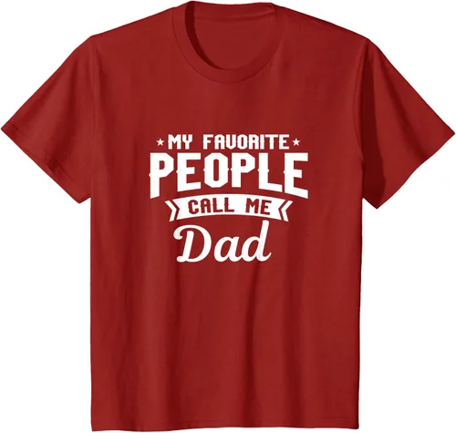 Vista 62 de My Favorite People Call Me Dad - Camiseta divertida, Negro, S