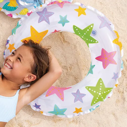 Vista 2 de Intex Recreación 59460ep Círculos divertido inflable piscina Conjunto, Paquete de 10, Multicolor