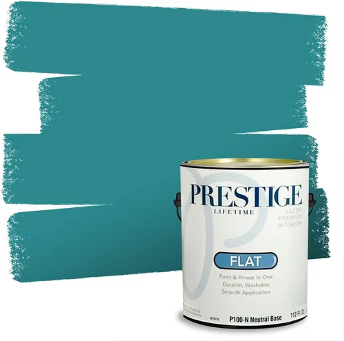 Vista 120 de PRESTIGE Pintura exterior e imprimación en uno, Apalaches, plano, 1 galón