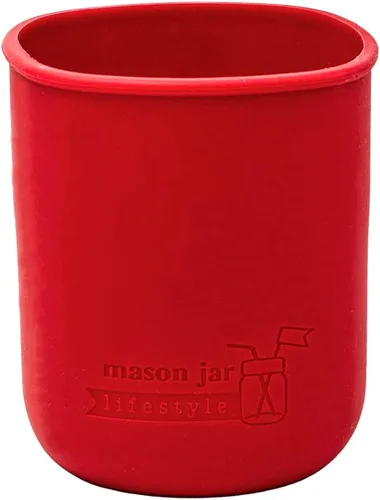 Vista 4 de Mason Jar Lifestyle - Fundas de silicona de 32 onzas para proteger bolas, Kerr, tarros de conservas (4, multicolor americana)