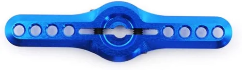 Vista 5 de FrSky 6-25T Servo Brazo de metal azul y rojo (azul, individual)