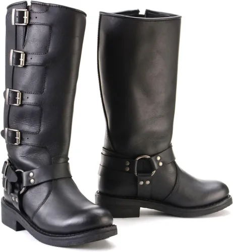 Vista 11 de Milwaukee Leather Botas de Motociclista de Cuero para Mujer de Rodilla a Altura de la Pierna Colección Premium MBL