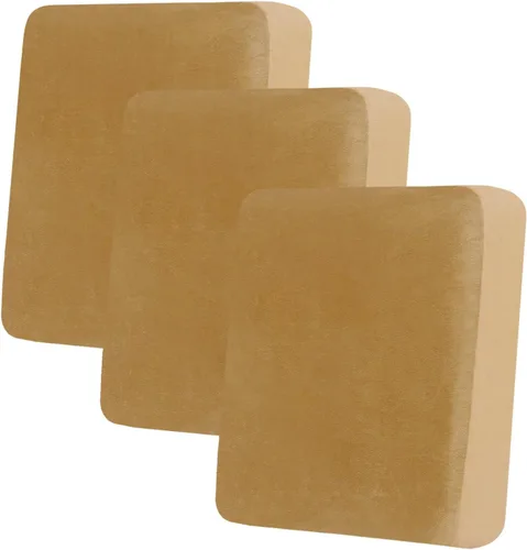 Vista 27 de hyha Fundas de cojín de terciopelo para sofá, fundas de asiento suaves para sofá modular de 3 cojines, lavables, funda mágica para sofá con parte