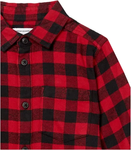 Vista 2 de Tienda Essentials Camisa de franela con botones para niños