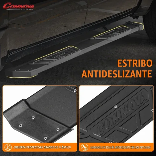 Vista 6 de COMNOVA AUTOPART Estribos de aluminio compatibles con Honda Ridgeline 2006-2014. Estribos laterales Ridgeline de 6.5 pulgadas, barras Nerf escalones