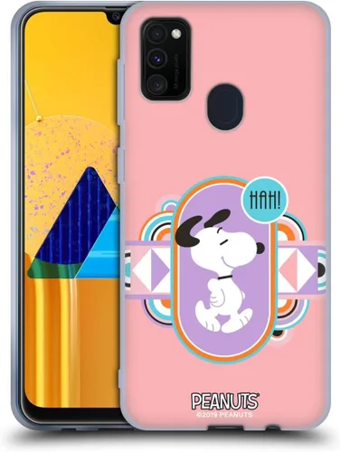 Vista 174 de Head Case Designs Snoopy Deco Dreams - Funda de gel con licencia oficial de Peanuts Blue Pattern [protección de grado militar] compatible con Google