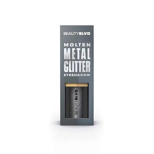 Vista 10 de Sombra de ojos con purpurina de metal fundido, sombra de ojos metálica para ojos, sombra de ojos con purpurina altamente pigmentada, libre