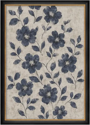 Vista 27 de MUDECOR Lienzo enmarcado prémium para pared, pinos nevados en bosque de invierno, ilustraciones modernas, arte contemporáneo, escénico, divertido