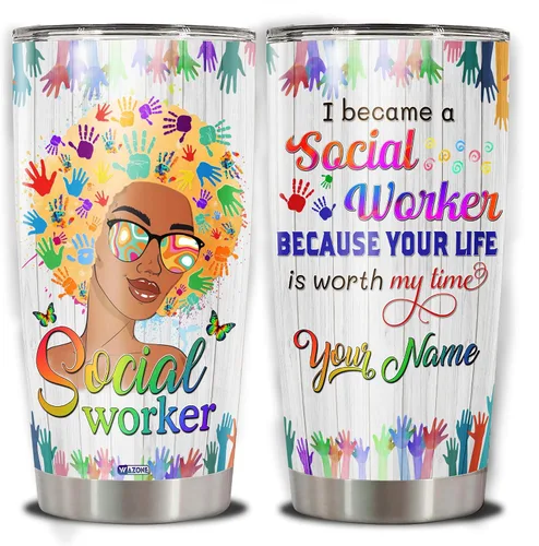 Vista 8 de WAZONE Vaso personalizado de reina negra con tapa, nombre personalizado de la Biblia de la Fe, termo de 20 onzas, 30 onzas, taza de viaje de acero