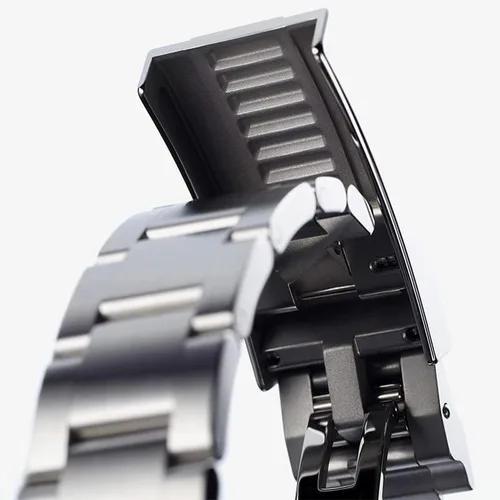 Vista 7 de NRYCR Watch Band For Rolex SUBMARINER DAYTONA Fine-Tuning Pull Button Clasp Watch Strap Accessories Men Stainless Steel Watch Bracelet