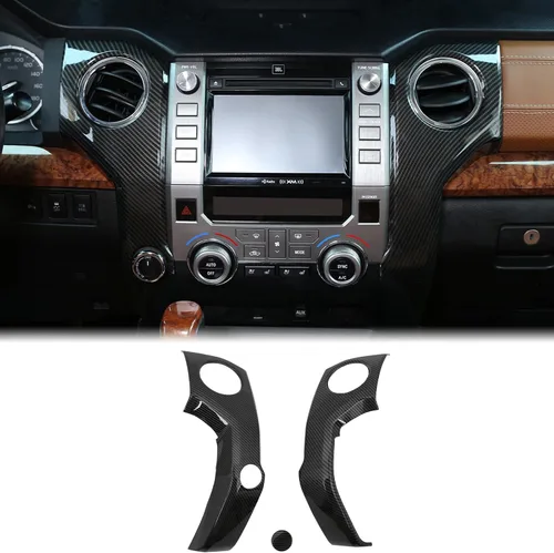 Vista 14 de Cubierta de salida de aire para consola central de automóvil, compatible con Toyota Tundra 2014-2021, consola central, panel de aire acondicionado