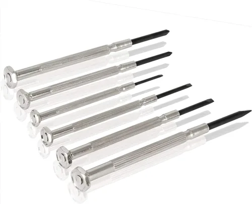 Vista 5 de NSZETZ Juego de 6 destornilladores mini, pequeño kit de herramientas de reparación profesional con 6 tamaños diferentes de destornilladores