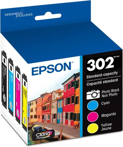 Vista 9 de Epson T302XL-BCS Claria Premium - Cartucho de tinta de alta capacidad, negro y capacidad estándar, negro y color fotográfico (CMYPB) (paquete de 2)