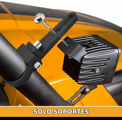 Vista 5 de Wsays Abrazaderas de Barra Antivuelco Lateral Personalizada de 1.75'' para Jaula de Seguridad, Soporte de Montaje de Luz LED Compatible con Ranger