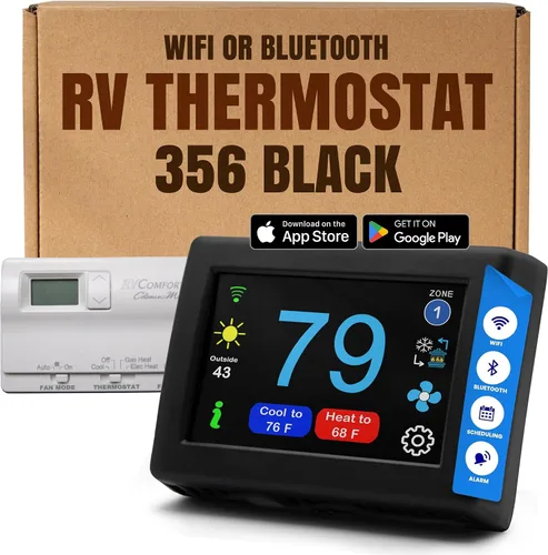 Vista 19 de MICRO-AIR EasyTouch - Termostato digital de repuesto para autocaravana, programable y confiable, habilitado para WiFi y Bluetooth, termostato