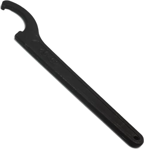 Vista 10 de Llave de llave de gancho en C, herramienta de ajuste negra de acero al carbono para tuerca de portabrocas de 22-26mm Adjustment Hook Wrench Tool