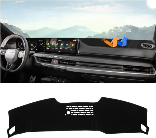 Vista 14 de Autorder Cubierta de salpicadero para Hyundai Sonata 2009 2010 Accesorios Dash Cover Upgrade Flannel Dash Mat Parasol Protector de rayos UV