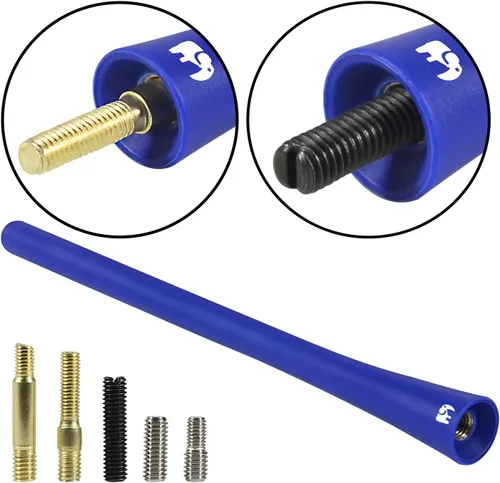 Vista 4 de ONE250 Antena de goma flexible de 7 pulgadas, compatible con Kia - Soul (2008-2019), Rio (2001-2024), Rondo (2007-2024), Mohave Borrego (2008-2019)