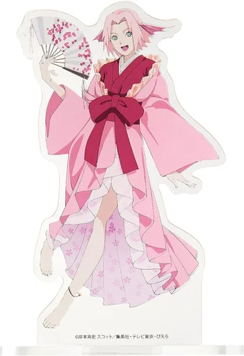 Vista 2 de A3 Naruto & Boruto 02 Hyakki Yagyo Ver. Sakura Haruno Figura acrílica