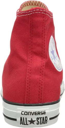 Vista 6 de Converse Chuck Taylor All Star High Top, 8.5 Hombres 10.5 Mujeres, Rojo, Rojo