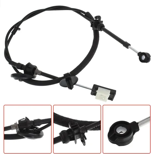 Vista 7 de Silscvtt Reemplazo de cable de cambio de transmisión automática para Ford F250 350 450 Super Duty Excursion 1999-2004