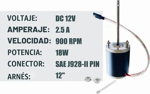 Vista 2 de Motor de repuesto para ATVS100 Difusor de difusión 3008793 Compradores SaltDogg