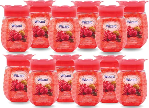Vista 5 de WIZARD - Perlas de gel eliminadoras de olores, 12 onzas, paquete de 12 ambientadores para baño. Habitaciones, por áreas y ambientadores