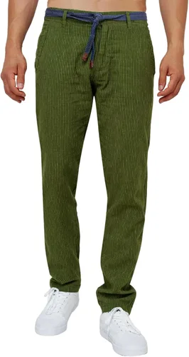 Vista 2 de GIERIDUC Pantalones de vestir a cuadros para hombre, pantalones tácticos grandes y altos para hombres, pantalones de pana ajustados pantalones