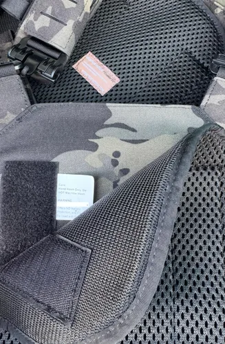 Vista 8 de Redemption Crusader 2.0 Chaleco Molle con Hebilla de Liberación Rápida para Airsoft con Lados de Tamaño Ajustable y Triple Bolsillo