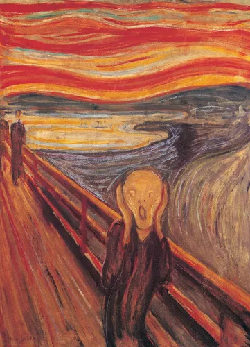 Vista 2 de EuroGraphics El grito de Edvard Munch Puzzle (1000 piezas), (Modelo: 6000-4489)