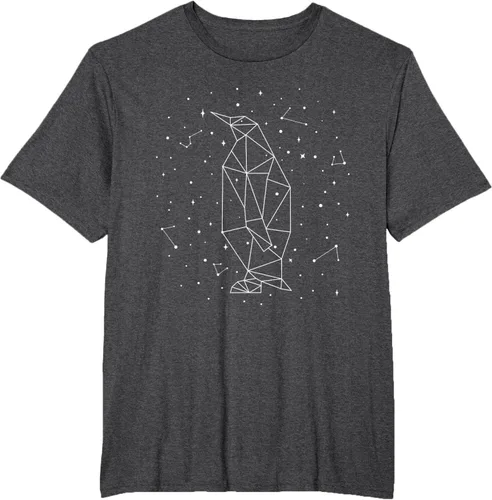 Vista 25 de Sternbild Penguin Constellation Emperor Sea Bird Penguin Camiseta Negro