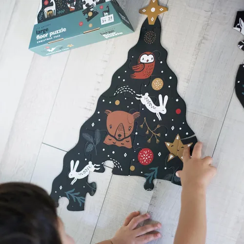Vista 8 de Wee Gallery Rompecabezas de piso, rompecabezas jumbo de 24 piezas para niños pequeños, actividad de aprendizaje temprano, desarrollo de habilidades
