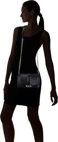 Vista 7 de Rebecca Minkoff Chevron Jumbo Love Cross Body Bag para mujer