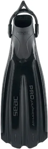Vista 2 de SEAC Propulsion S - Aletas de buceo de tacón abierto con correa de honda y bolsillo anatómico para el pie