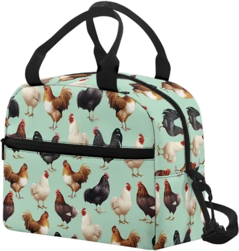 Vista 57 de doginthehole Bolsa de almuerzo portátil de teñido anudado azul, bolsa de almuerzo, organizador reutilizable, hielera para adultos, al aire libre