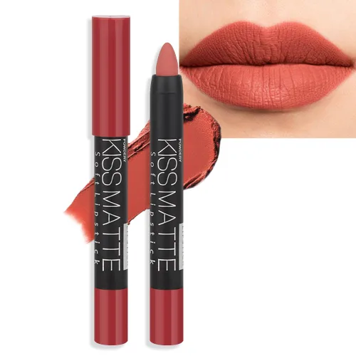 Vista 19 de BINGBRUSH Lápiz labial mate de larga duración, tinte de delineador de 01