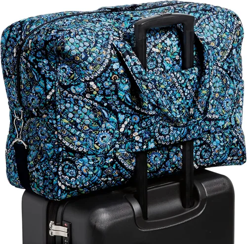Vista 4 de Vera Bradley Bolsa de viaje Grand Weekender de algodón