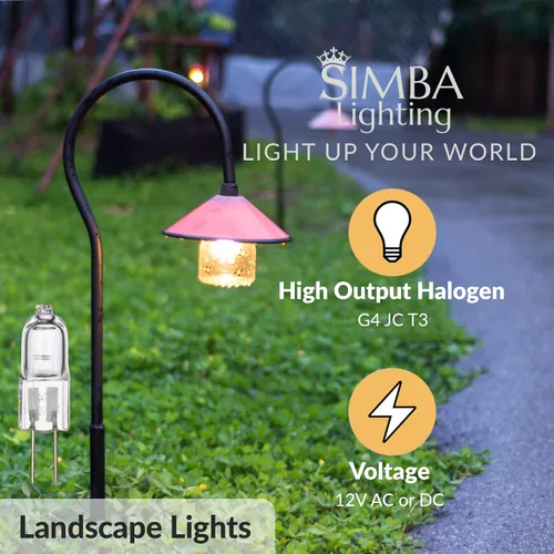 Vista 3 de Simba Lighting Bombilla halógena G4 T3 de 10 vatios y 120 lm (10 unidades) 12 voltios A/C o D/C para luces de acento, luz de disco debajo