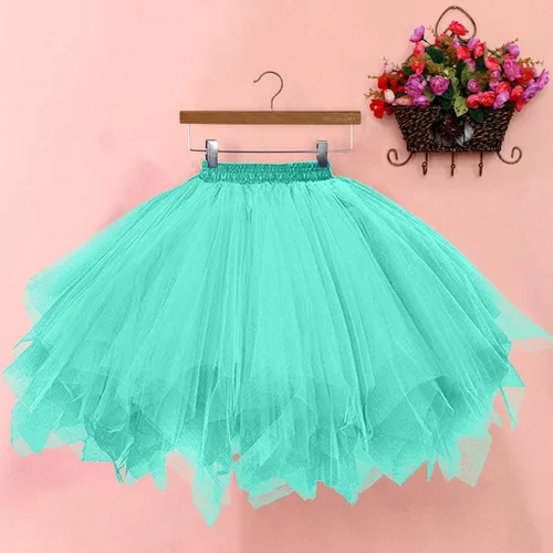 Vista 10 de Falda tutú de ballet para disfraz de fiesta de mujer