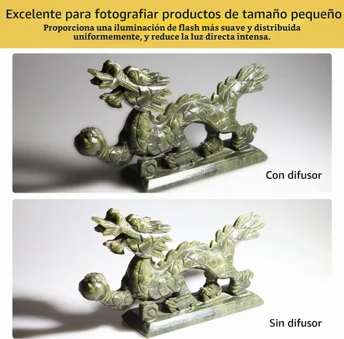 Vista 2 de Meking Mini kit de iluminación de fotografía Softbox, lámpara LED de Luz blanca
