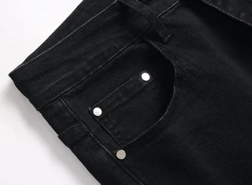 Vista 3 de AITITIA Jeans elásticos rasgados de ajuste regular para hombre