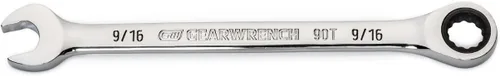 Vista 24 de GEARWRENCH Llave combinada de trinquete de 1" con arco oscilante de 4 grados y 12 puntos - 86953