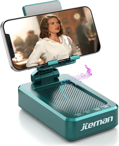 Vista 16 de JTEMAN Soporte para teléfono celular con altavoz Bluetooth, regalos