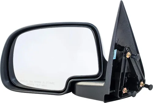 Vista 6 de Dependable Direct Lado del pasajero Número de enlace de piezas #: GM1321230 Espejo manual sin calefacción para Cadillac Escalade, Chevy Silverado